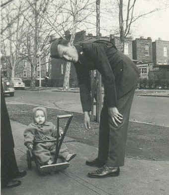 Susan gets a ride from Dad in 1943
